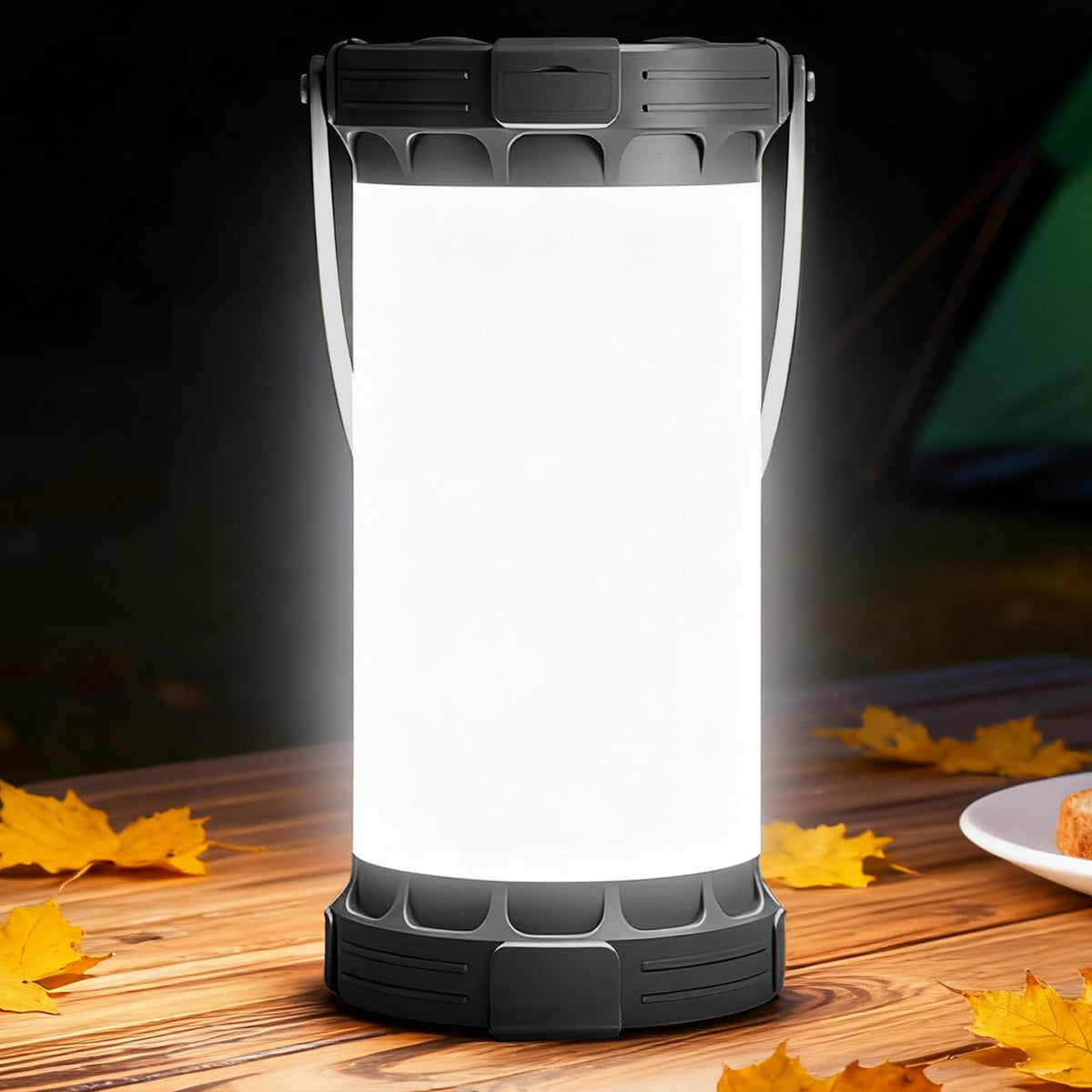 Glocusent LED Rechargeable Camping Lantern, Camping Light - Image 1