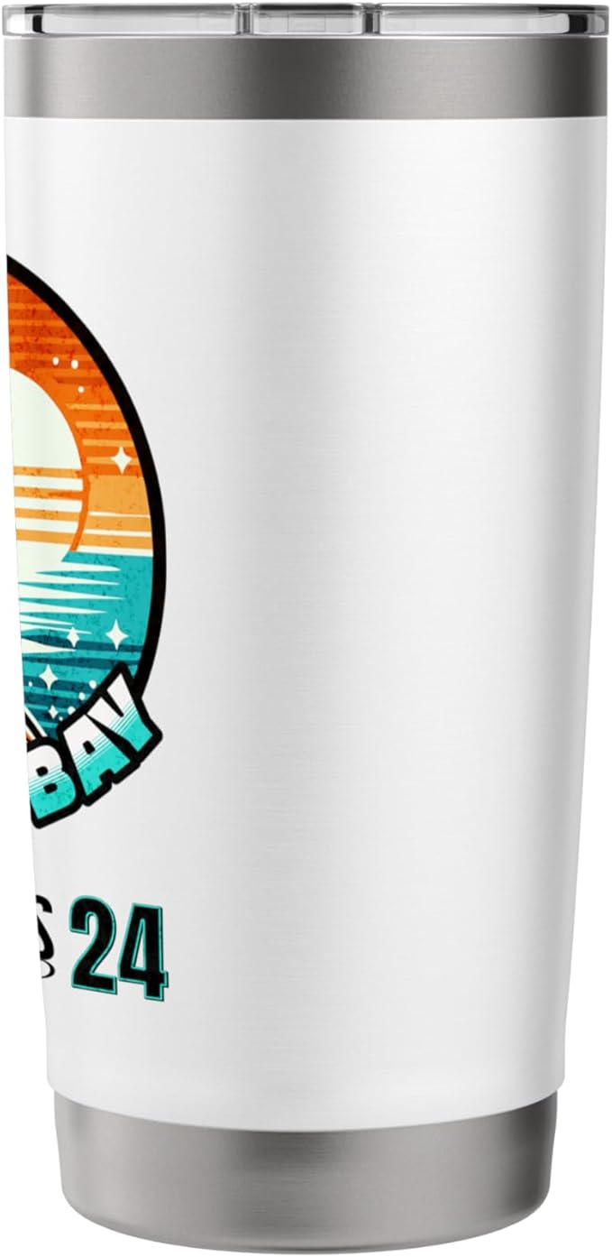 Whitley Bay Surfer Wipeouts Included 2024 Cartoon Style Stainless Steel Insulated Tumbler