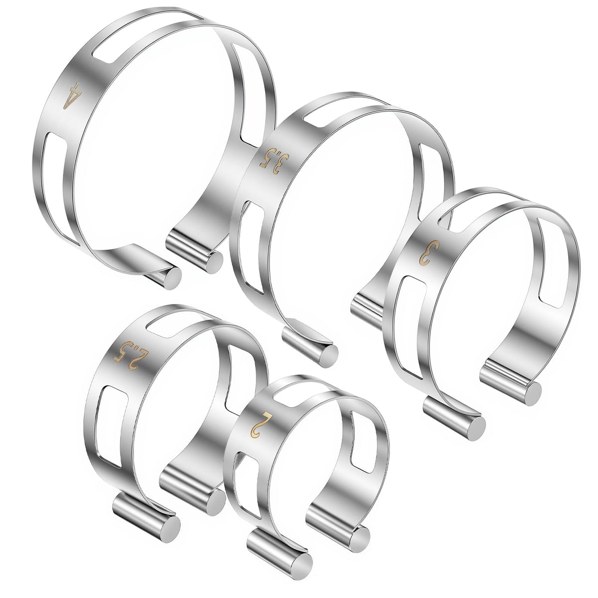 Hicarer 5 Pcs 2"-4" Exhaust Pipe Tacking Band Welding | Hand Tools - Image 1
