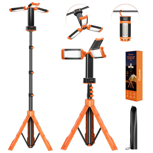 Saker Portable Camping Light with Stand 20000mAh 73.2" - Image 1