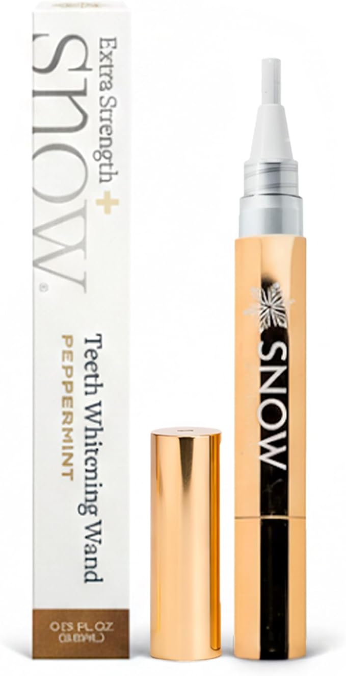 Snow Extra-Strength Teeth Whitening Serum - Oral Care Teeth Whitener Pen - Whitening Pen for Stain Removal & Whiter Teeth - Tooth Whitener with Potassium Nitrate and Hydroxyapatite - 1 Pack