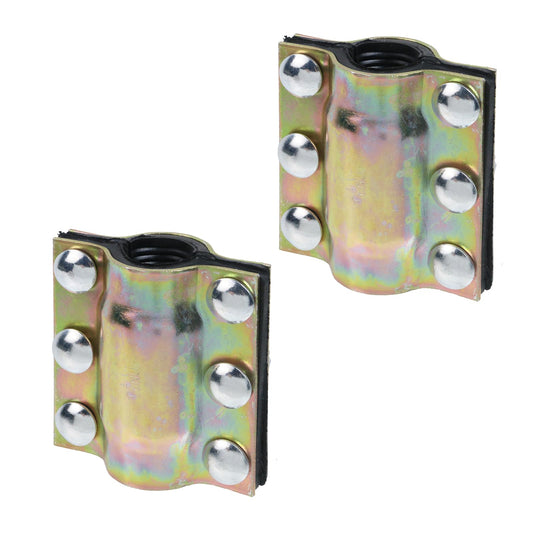 Oedema 2 Pcs 1 1/4inch Pipe Repair Clamp Water Pipe Clamp - Image 1