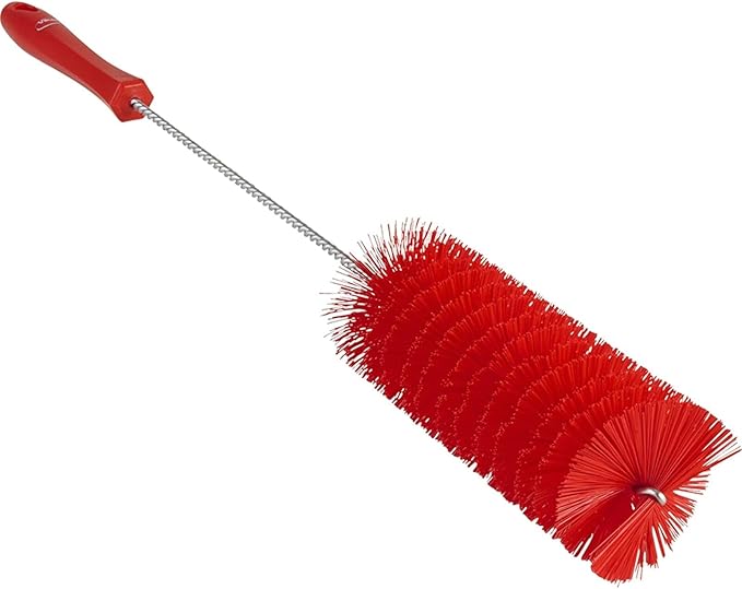 Vikan 53704 Tube Brush,2.4",PP/PBT,Red