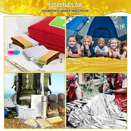 Kanayu 100 Pack 82 x 63 Emergency Thermal Foil Space - Image 7