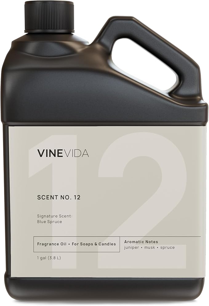 VINEVIDA [128oz] Blue Spruce Fragrance Oil for Candle and Soap Making - Made in USA Natural Scents