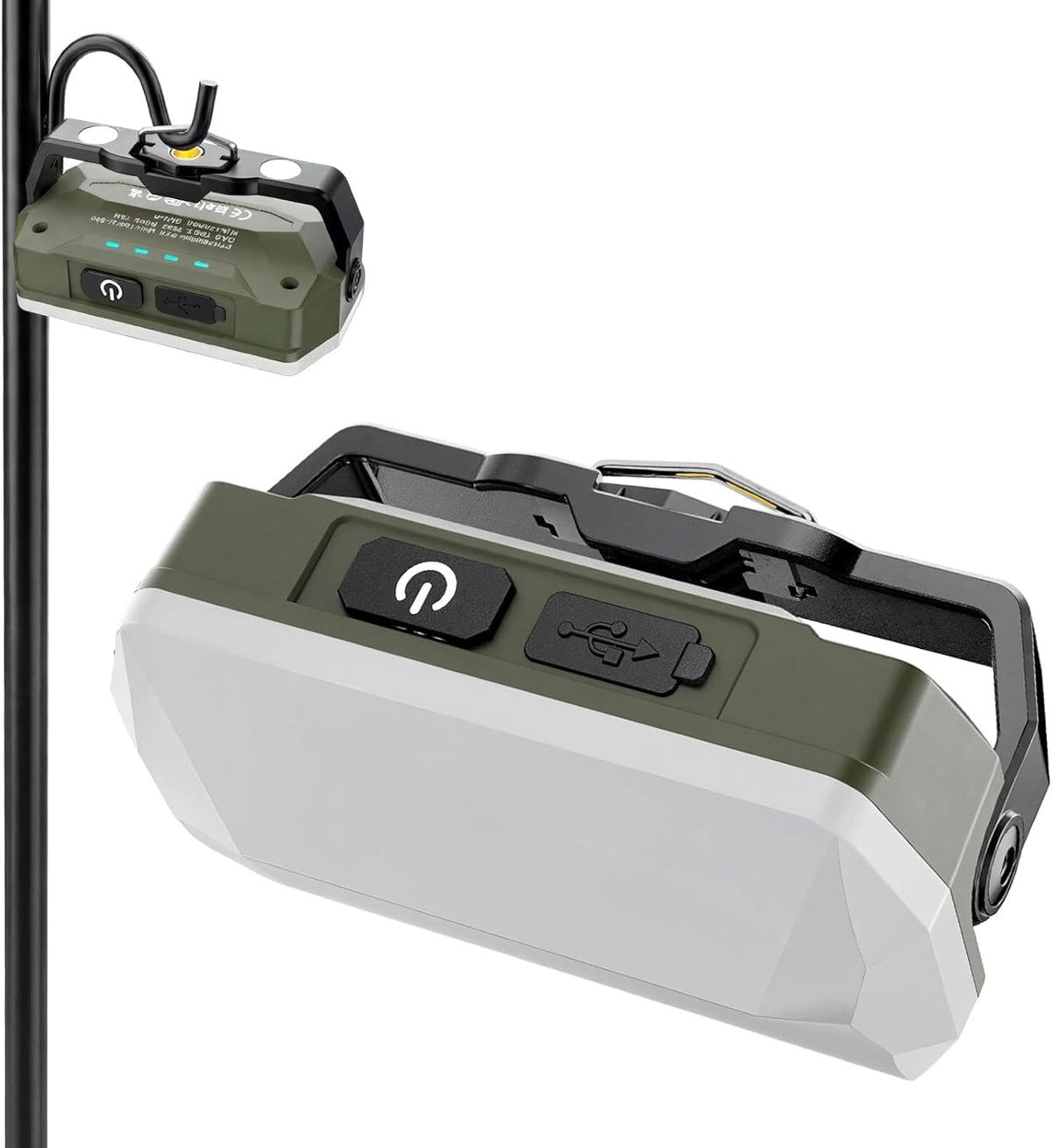 Rechargeable Magnetic Work Light, 1500LM Portable Camping - Image 1