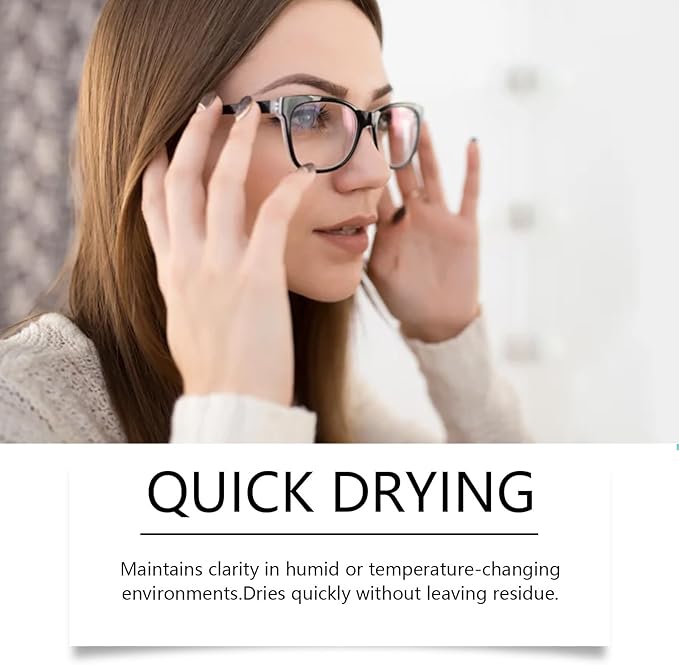 2-Pack Anti-Fog Spray for Glasses & Swim Goggles – Long-Lasting Nano Water-Based Formula – Safe for Coated Lenses – Quick-Drying, No Residue – 15ml Travel Size (0.51 fl oz Each)