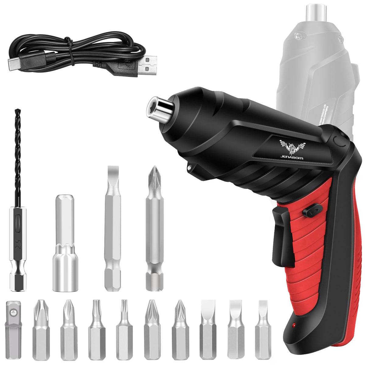 3.6V Electric Cordless Screwdriver Set, Mini Drill Set - Image 1