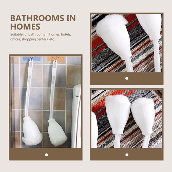 Efficient Cleaning High-Grade Material Toilet Brush Black Toilet Bowl Scrubber Brush
