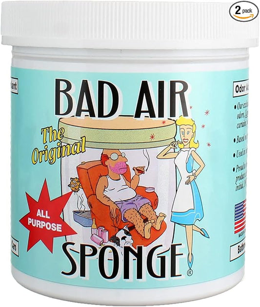 Bad Air Sponge Air Odor Absorbent, 14 ounce, 2-Pack