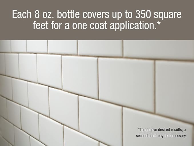 TEC Grout Colorant - Refresh and Seal or Change Grout Joint Color | A Faster and Easier Alternative to Regrouting Tile | 8 oz. Application Covers up to 350 sq. ft. - 903 Birch