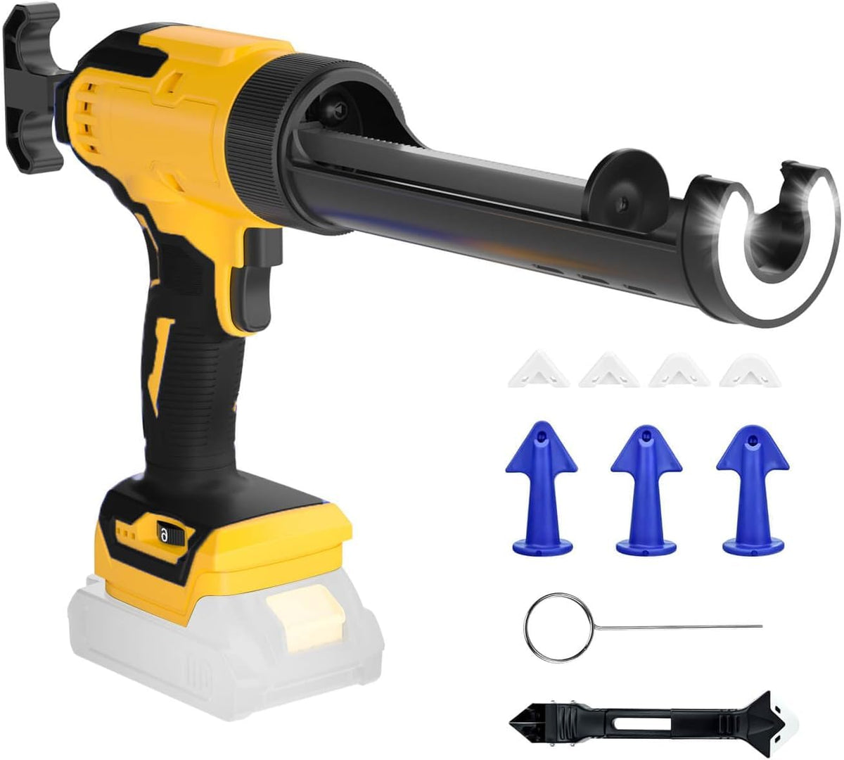 Cordless Caulking Gun Compatible With DeWalt 20V Max | Caulking Tools - Image 1