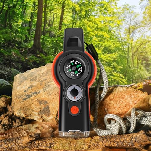 ​​7-in-1 Emergency Survival Whistle with Lanyard, Safety - Image 7
