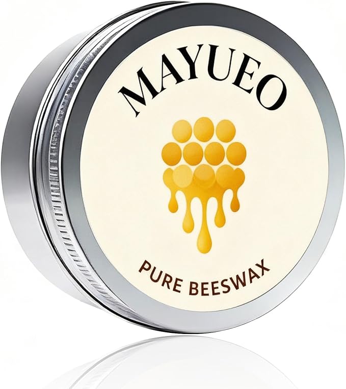 100ml-Beeswax Furniture Polish,Wood/Leather Conditioner + Polishing Tools– Natural Wood Polish with Sweet Orange Oil – Non-Toxic, Chemical-Free, Safe for Kids & Pets