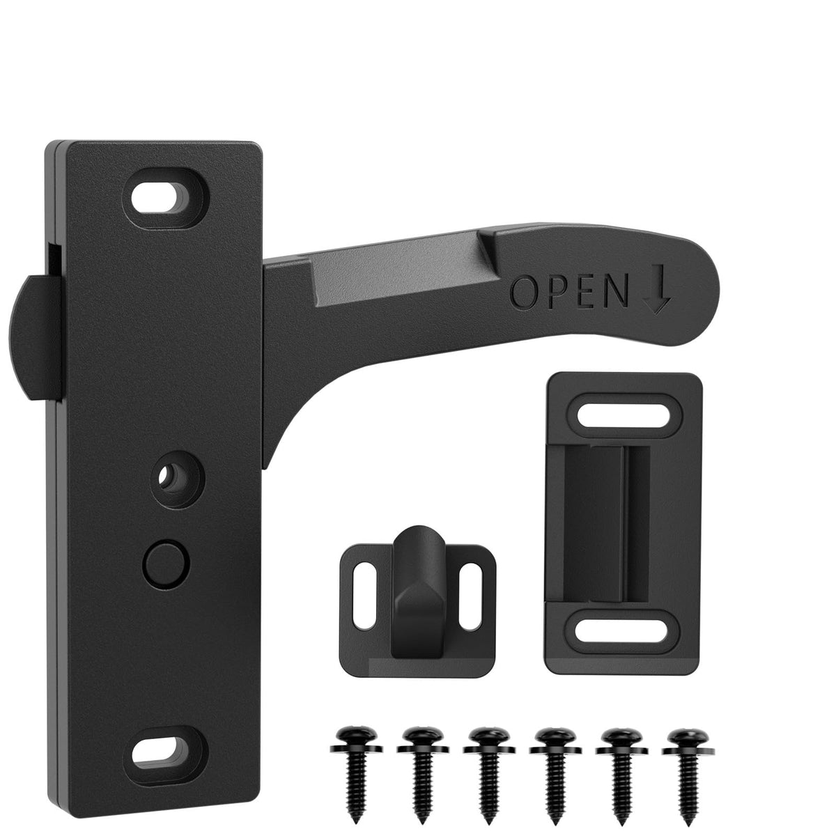 Aluminum RV Screen Door Latch – Right-Hand Handle Replcement Kit - Image 1