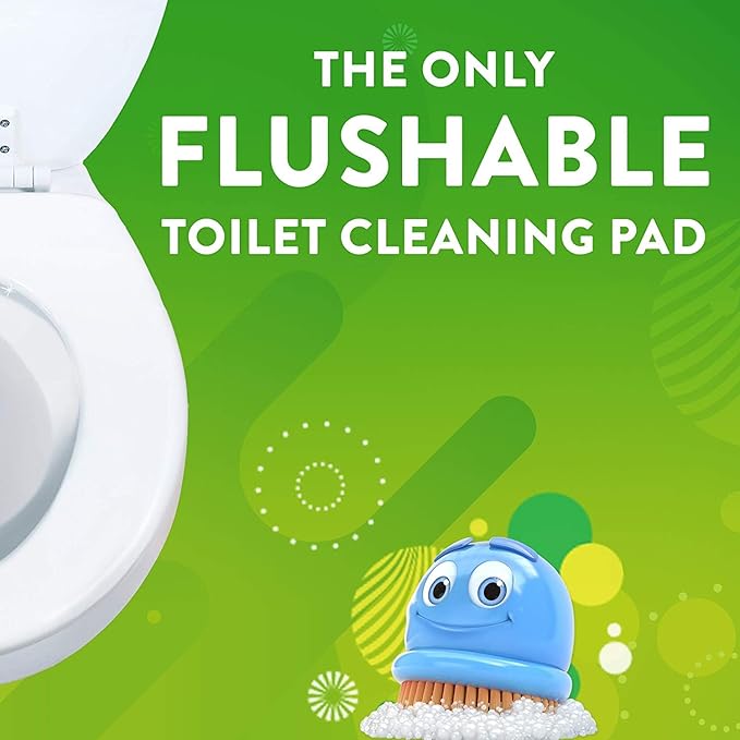 Scrubbing Bubbles Fresh Brush Flushable Refills - Citrus Action Scent - 10 Count Flushable Refills Per Box - Pack of 3 Boxes