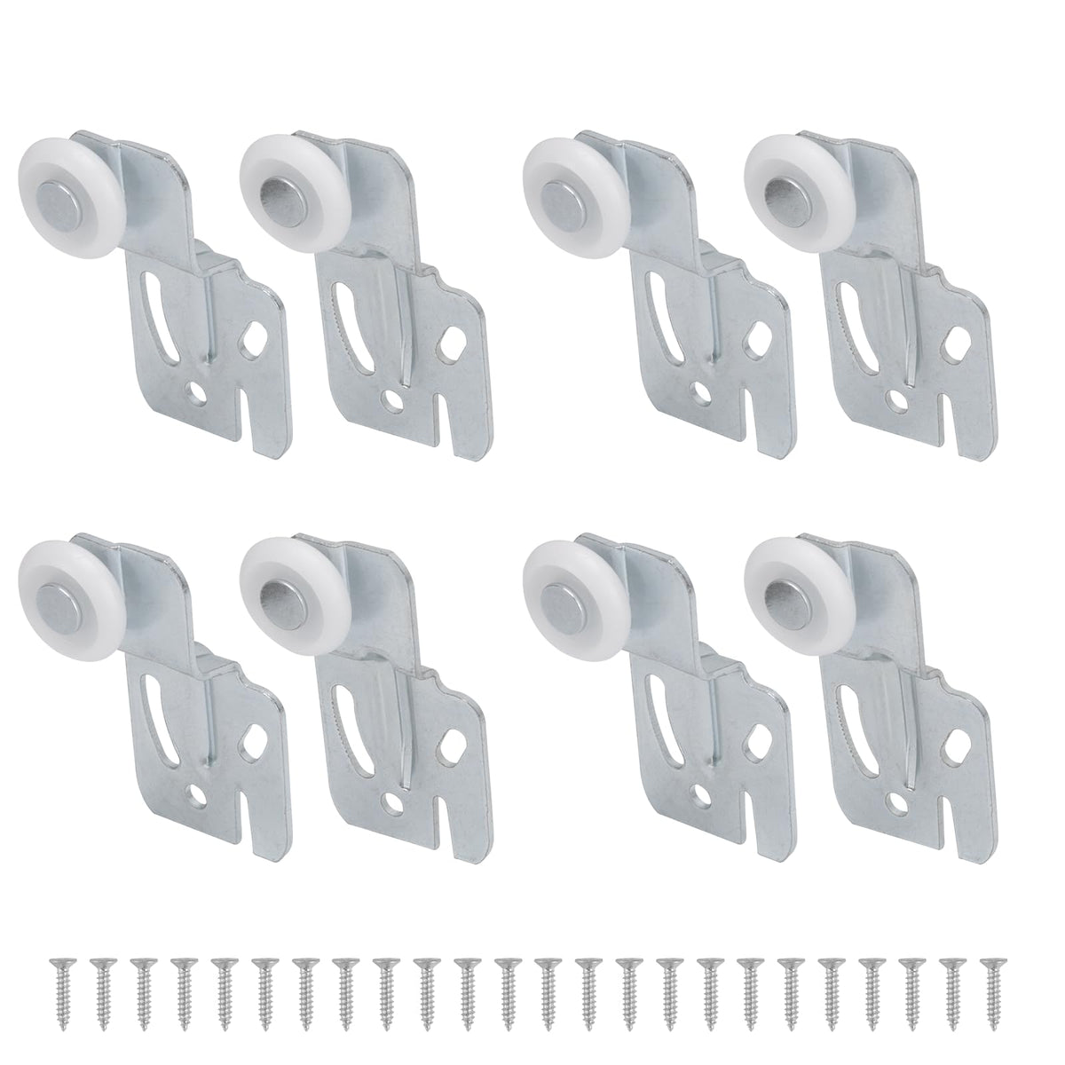 4Pair Sliding Closet Door Roller Kit with 7/8Inch Ball - Image 1