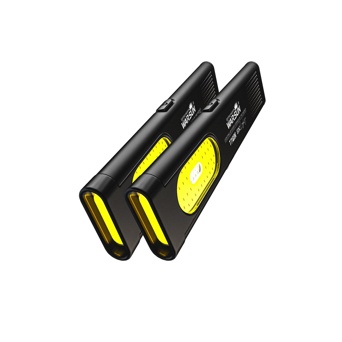 WARSUN T7 PRO 2 Pack Slim Rechargeable EDC Pocket Flashlight - Image 1