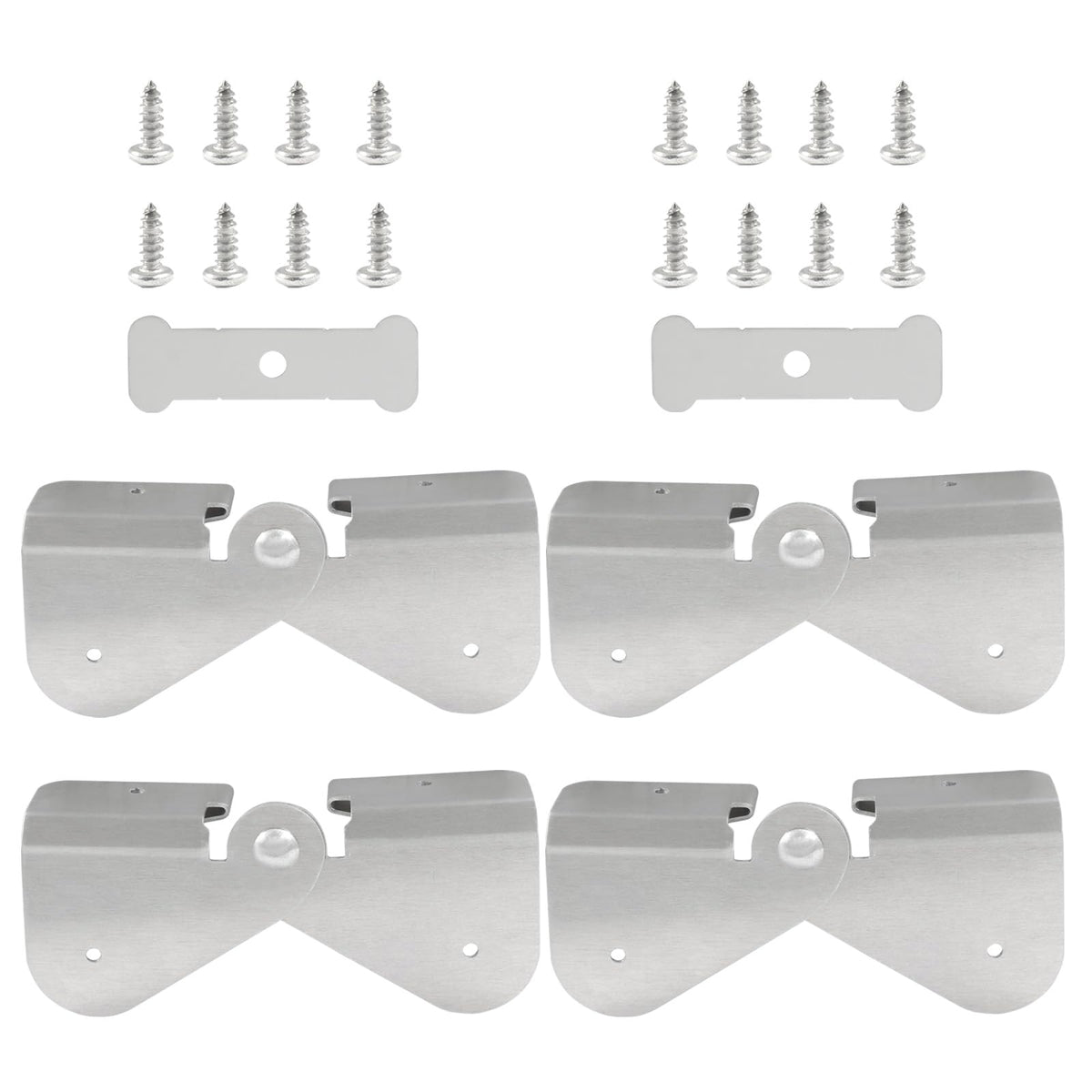 Rain Gutter Downspout Extension Hinge, 4 Pack - Image 1