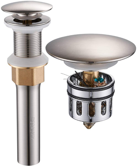 REGALMIX Bathroom Sink Drain, Vessel Sink Pop Up Drain - Image 1