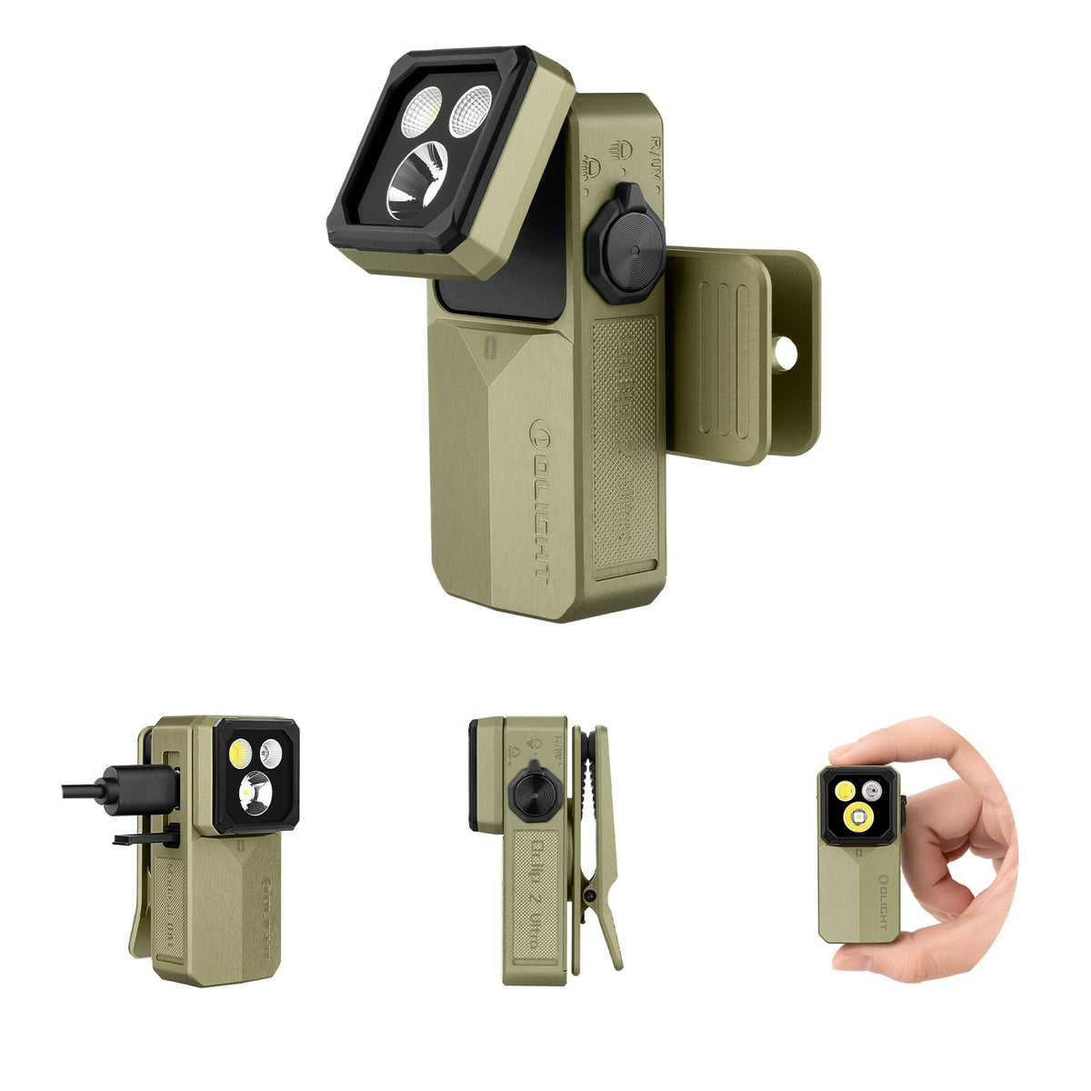 OLIGHT Oclip 2 Ultra EDC Rechargeable Flashlight Clip Light - Image 1