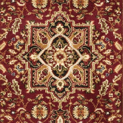 SAFAVIEH Lyndhurst Collection Runner Rug - 2'3" x 8', Red & Black, Traditional Oriental Design, Non-Shedding & Easy Care, Ideal for High Traffic Areas in Living Room, Bedroom (LNH330B)