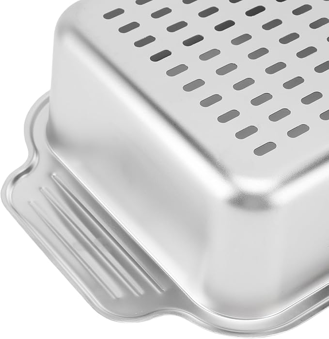 AYNEFY Extendable Over The Sink Basket Expandable Stainless Steel Colander 304 Food Grade Strainer for Washing Vegetables Fruits Pasta Dishes with Rubber Grip Handles (L)