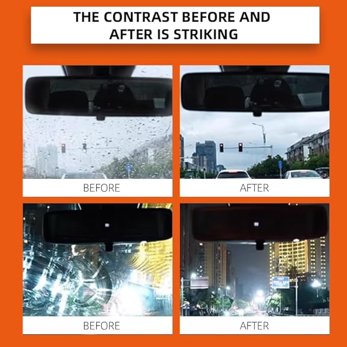 Glass Oil Film Wet Wipes(5PIECE /box)，Glass Oil Film Remover for Car, Easy and Convenient to Use, Can be Wiped Clean Immediately, Improve Car Windshields and Windows Clarity for Safe Driving (1Pcs)