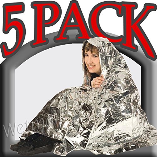 Science Purchase Emergency Mylar Thermal Blankets (5 Pack) - Image 4