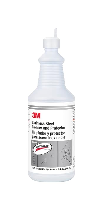 3M Stainless Steel Cleaner and Protector with Scotchgard, Ready-to-Use with Flip-Top Cap, Case of 6