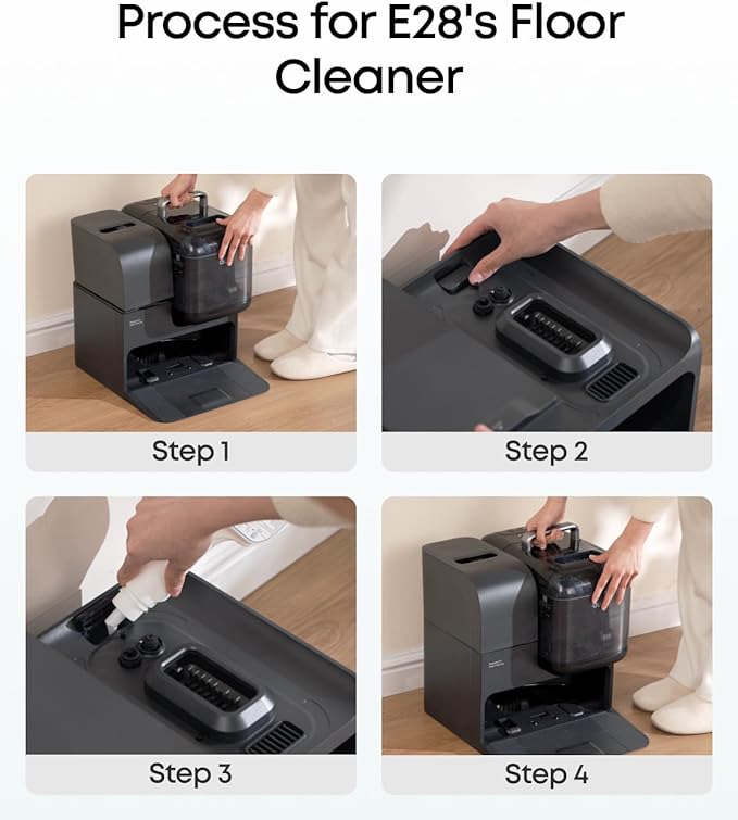 eufy Floor Cleaner, Ready to Use, 473 ml, Floor Cleaner, Safe, Compatible with E28