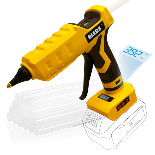 BLEDS Cordless Glue Gun for Dewalt 20V, 100W Digital Temp - Image 1