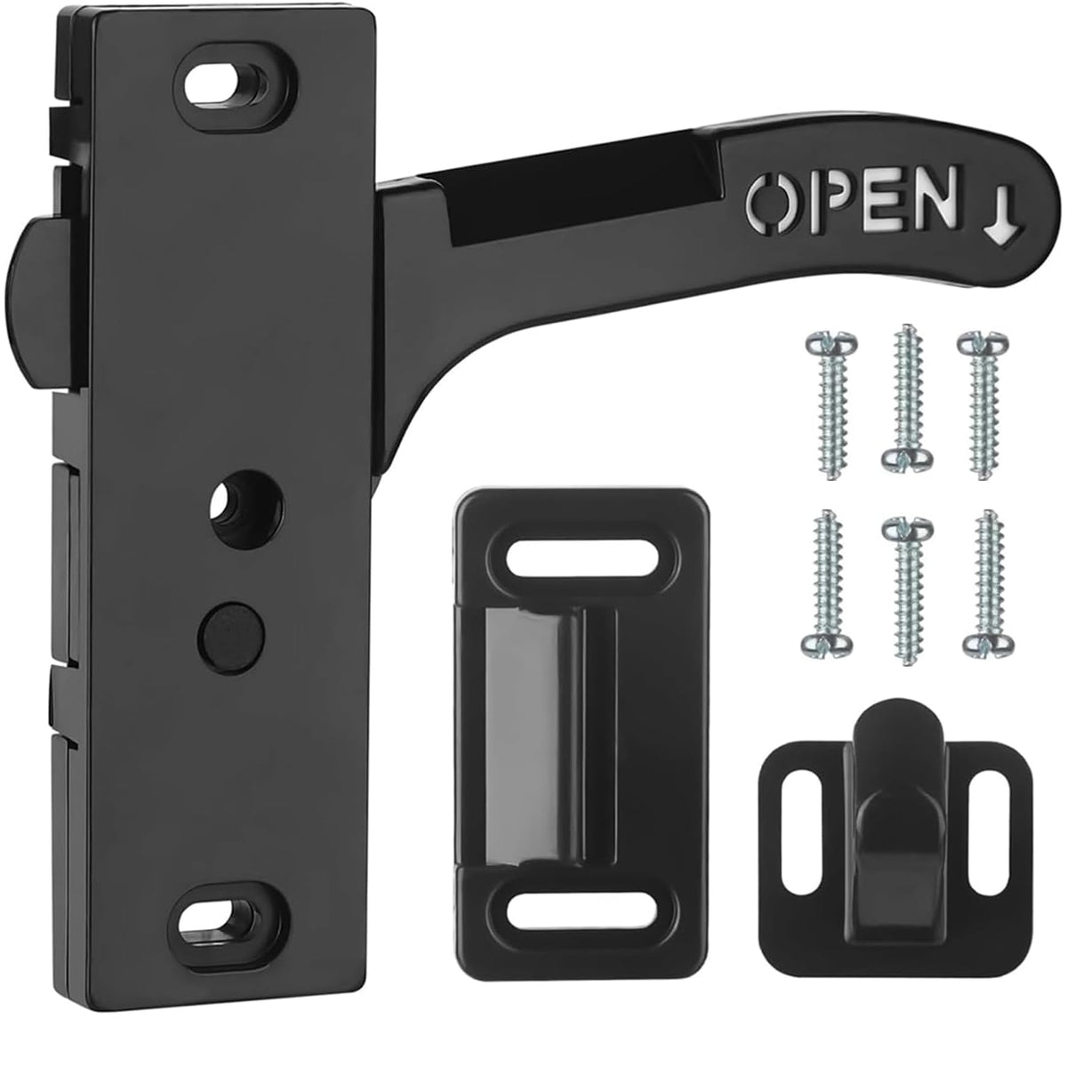 RV Screen Door Latch Right Hand, Replacement Handle Kit - Image 1