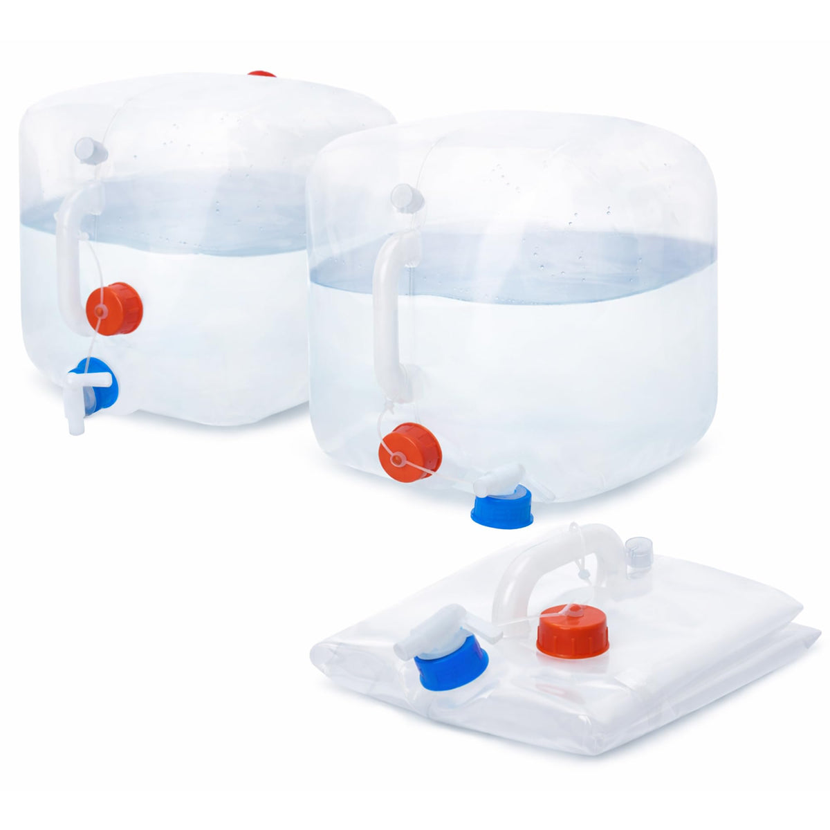 BPA Free Collapsible Water Container Jug with Spigot - Image 1
