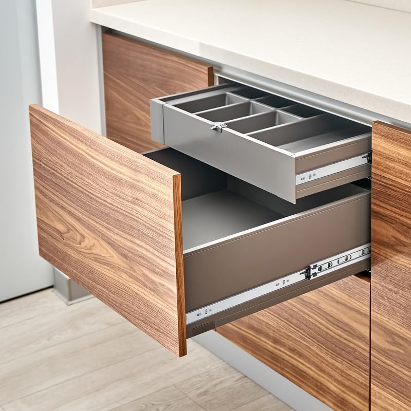 22 Inch Soft Close Drawer Slides, Side Mount Ball Bearing - Image 7