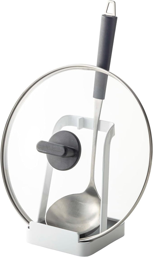 YAMAZAKI Home Tower Ladle Holder - Lid Stand For Utensils In Kitchen - Steel
