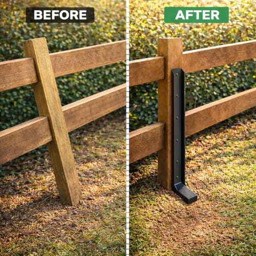 Fence Post Repair Kit Heavy Duty – Steel Fence Post Anchor - Image 4