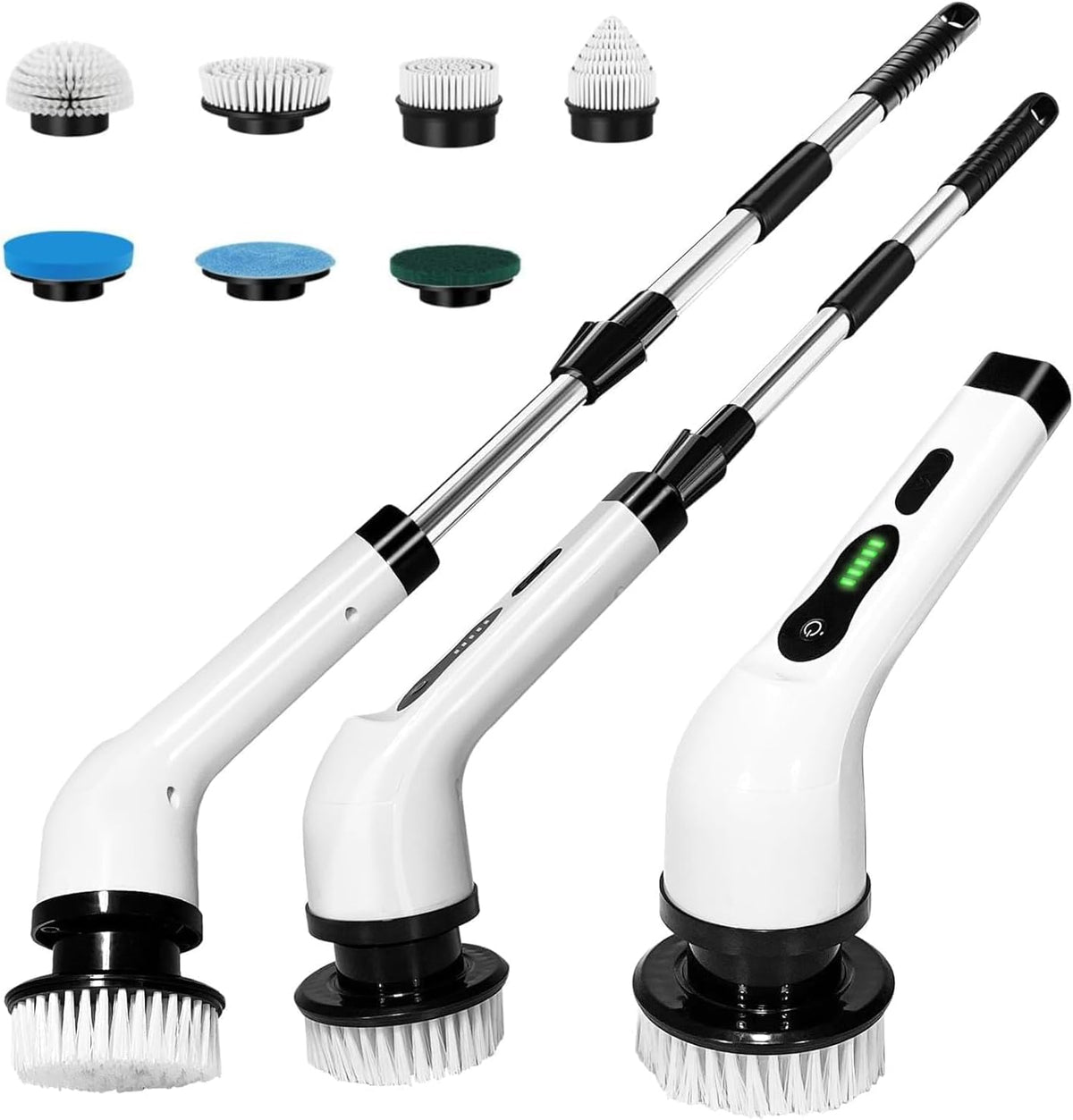 7-in-1 Electric Spin Scrubber, 25W Powerful Cordless - Image 1