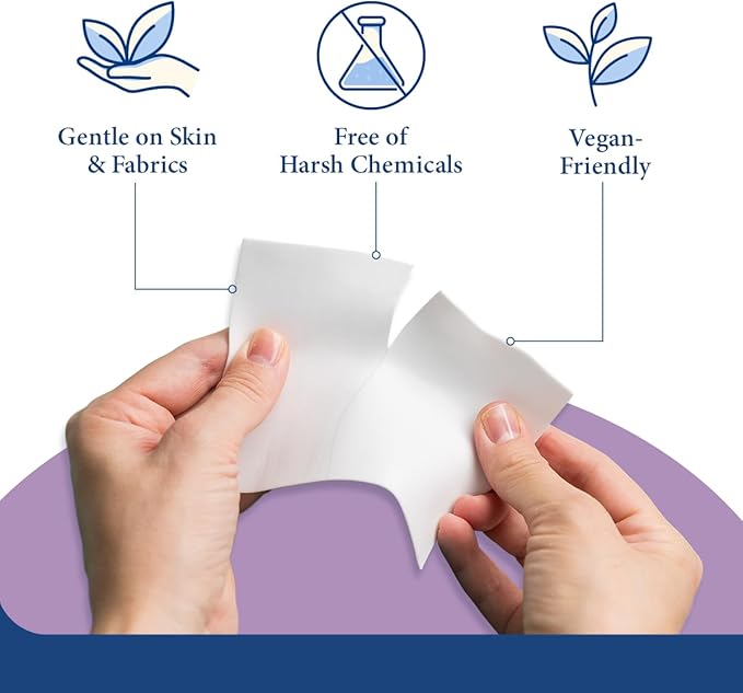 Cosy House Collection Laundry Detergent Sheets – Fresh Scent, 30 Sheets for 60 Loads, Travel-Friendly & Liquidless Technology, Powerful Cleaning