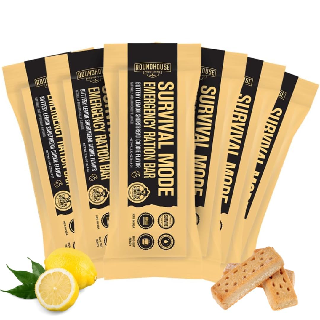 Roundhouse Provisions Survival Mode Emergency Ration Bars, 6 Pack - Image 1