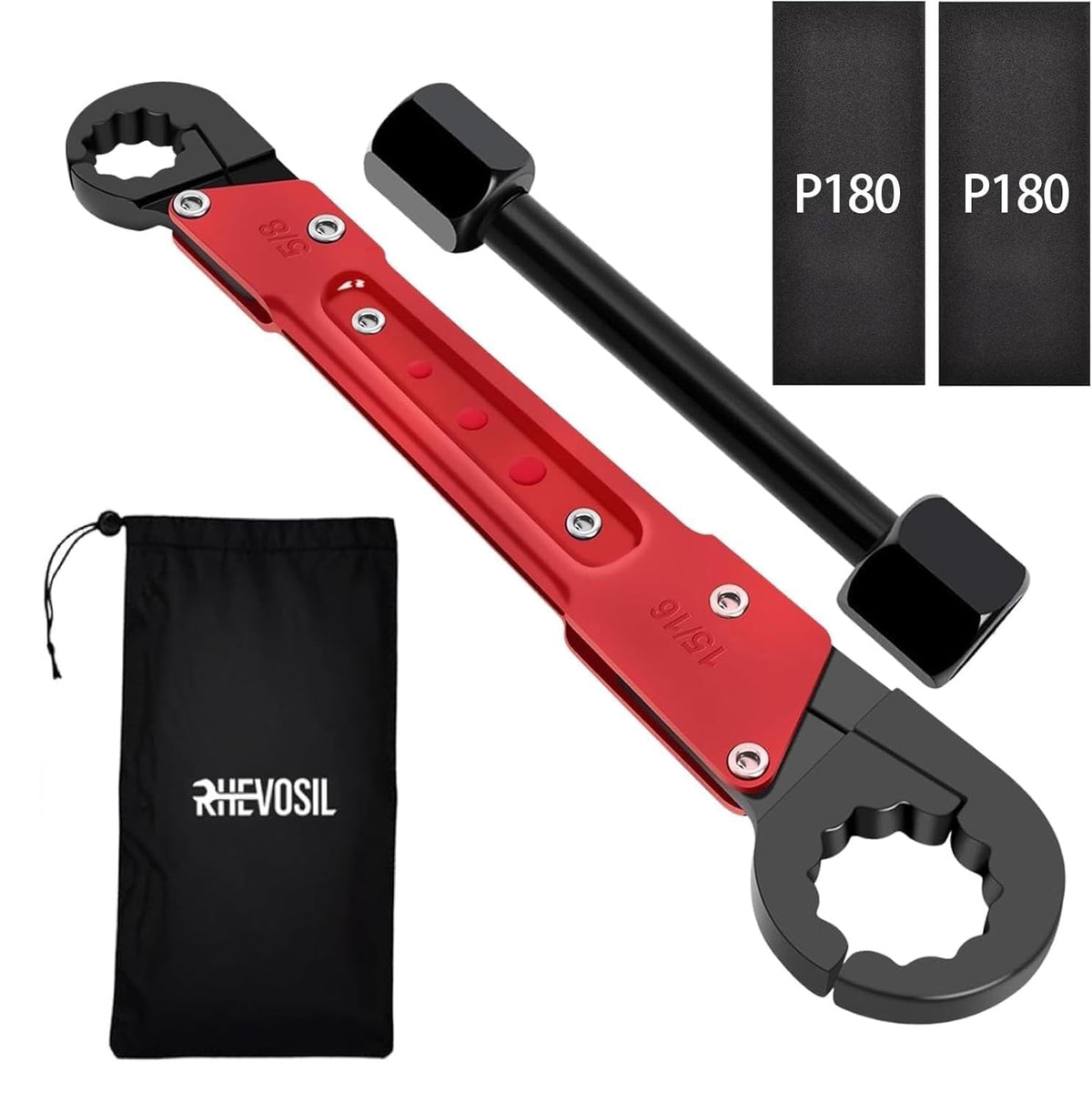 5 Pcs Plumbing Tools Kit with Angle Stop Wrench Kit - Image 1