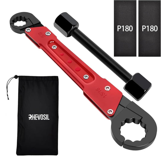5 Pcs Plumbing Tools Kit with Angle Stop Wrench Kit - Image 1