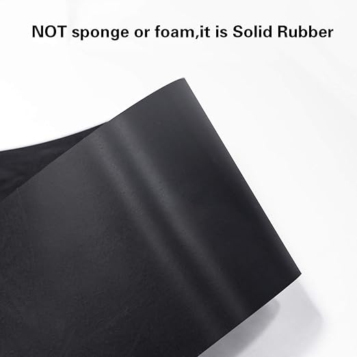 TORRAMI Neoprene Rubber Sheet Roll 1/8 (.125) Inch Thick x 12 Inch Wide x 48 Inch Long for DIY Gaskets, Pads, Seals, Crafts, Flooring,Cushioning of Anti-Vibration, Anti-Slip