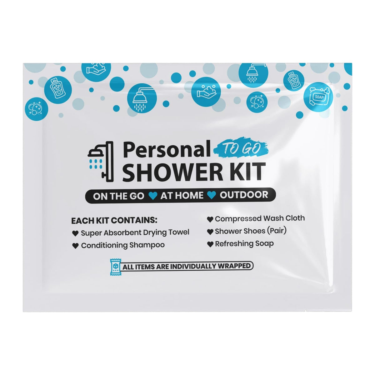 Compact Personal Shower Kit To-Go– Your Hygiene Companion - Image 1