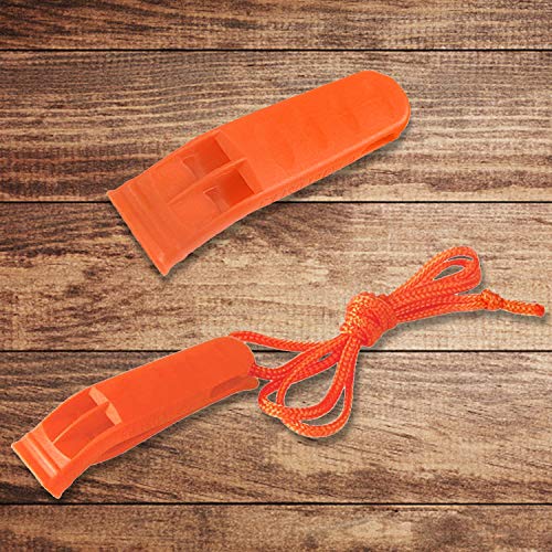 40 Pcs Emergency Safety Whistle Plastic Whistles Set - Image 5