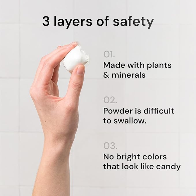 Grab Green 3-in-1 Laundry Detergent Pods, Vetiver Scent, Plant and Mineral Based, Superior Cleaning Power, Stain Remover, Brightens Clothes, 60 Count
