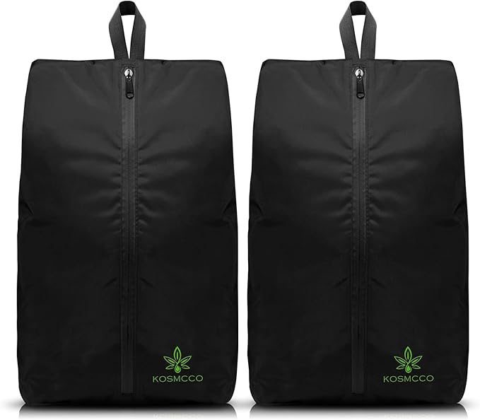 2Pcs Smell Proof Cleat Bag - Athletic Soccer & Golf Shoe Bag for Smelly Cleats and Gym Shoes | Durable, Water-Resistant, and Easy to Clean
