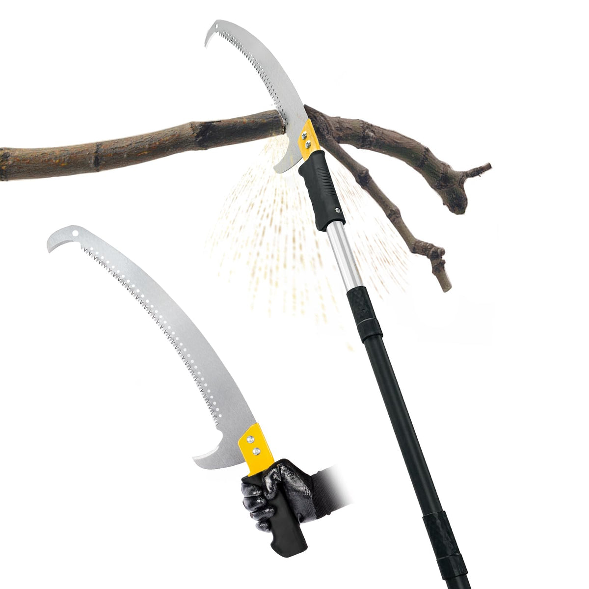 8.5FT Pole Saw with Adjustable Length for Tree Trimming - Image 1