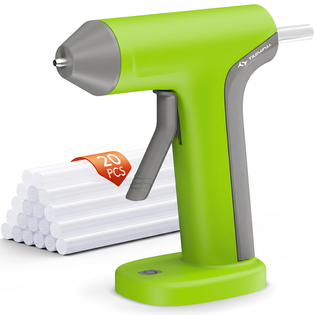 Tilswall 4V Cordless Hot Glue Gun Kit, 30s Fast Heat Mini - Image 1