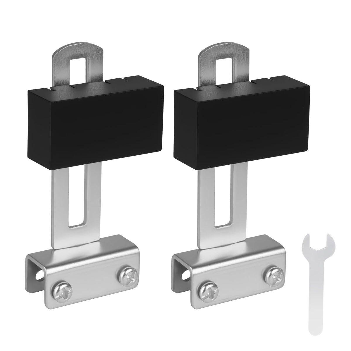 2-Pack Square Gate Magnet with Mounting Bracket & Wrench | Hand Tools - Image 1